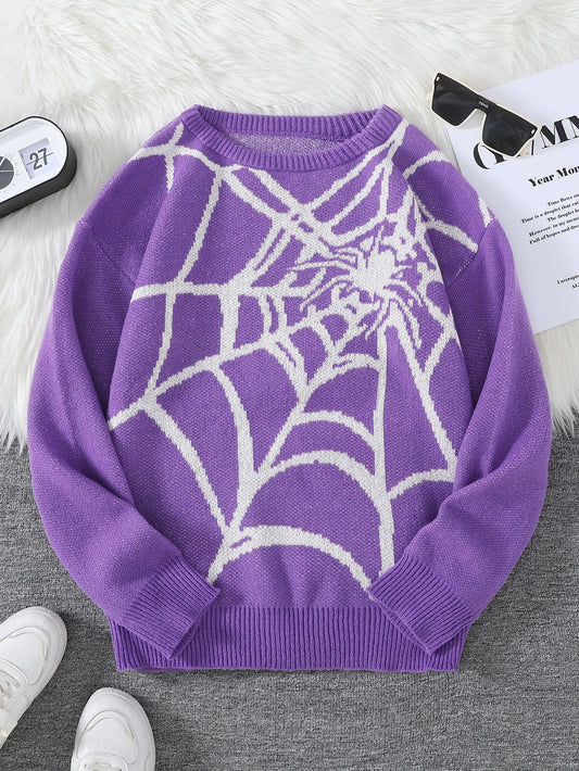 Purple Web Heritage Sweat